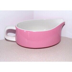 Mikasa Mediterrania Pink Vintage China Gravy Boat Made In Japan
